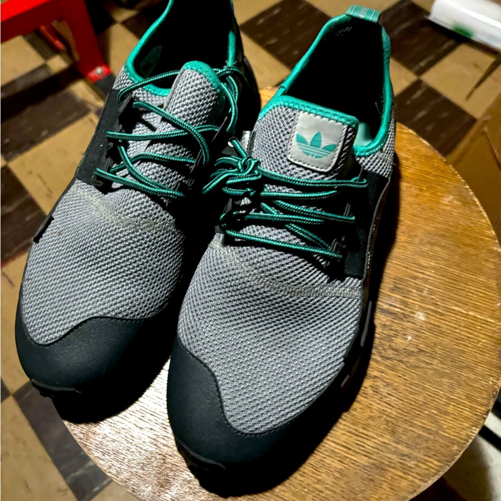 Adidas NMD R1 TR Grey Teal Black Sneaker Shoes GZ4617 Mens Size